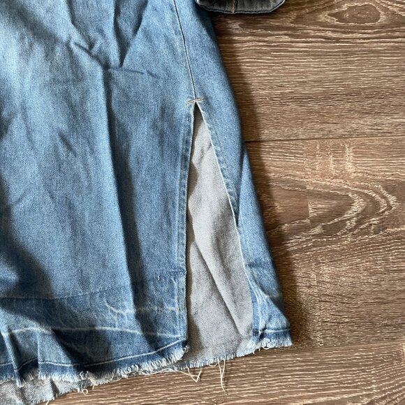 Stradivarius Denim Shirt Button Down - Picture 2 of 7